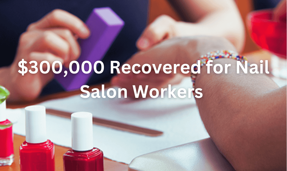 Attorney General James Recovers 300,000 for Nail Salon Workers in Wage